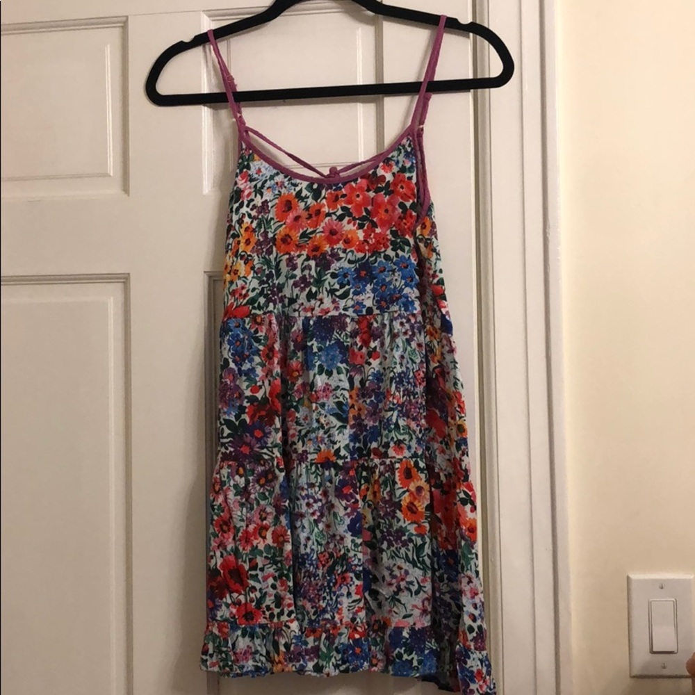 Floral Mini Mink Pink Dress